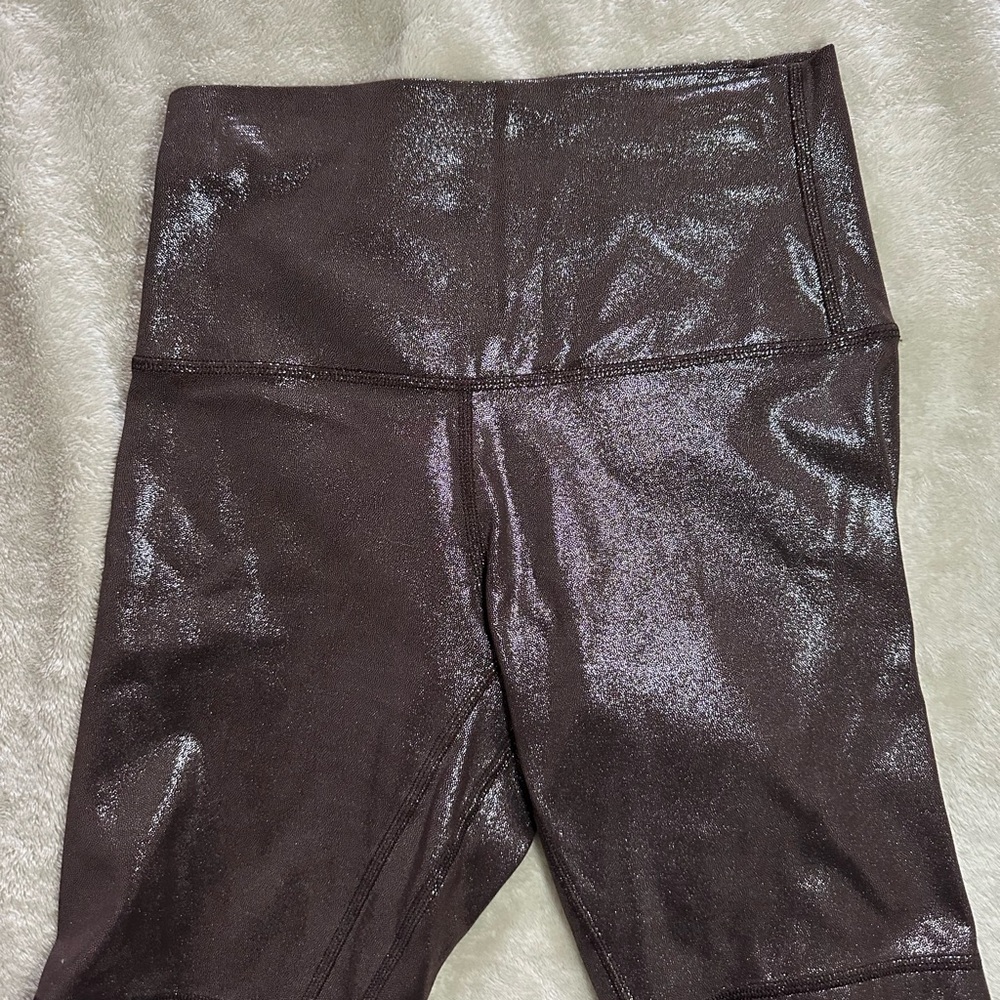 lululemon athletica Shimmering Brown Athletic Shorts